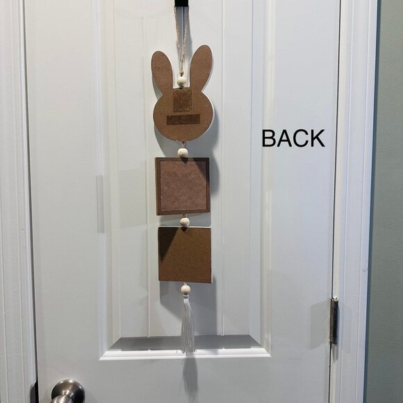 Happy Easter with Easter Bunny Hanging Wall Decor - HAPPY HAPPY HAPPY EASTER - Picture 2 of 11